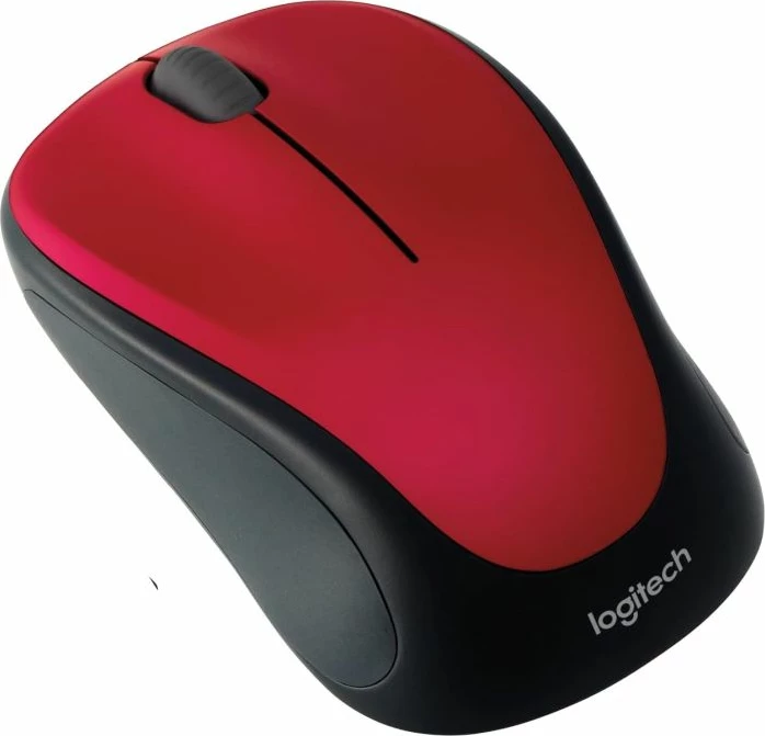 Maus wireless mini Logitech M235, optik, nano USB, 3 butona, e kuqe