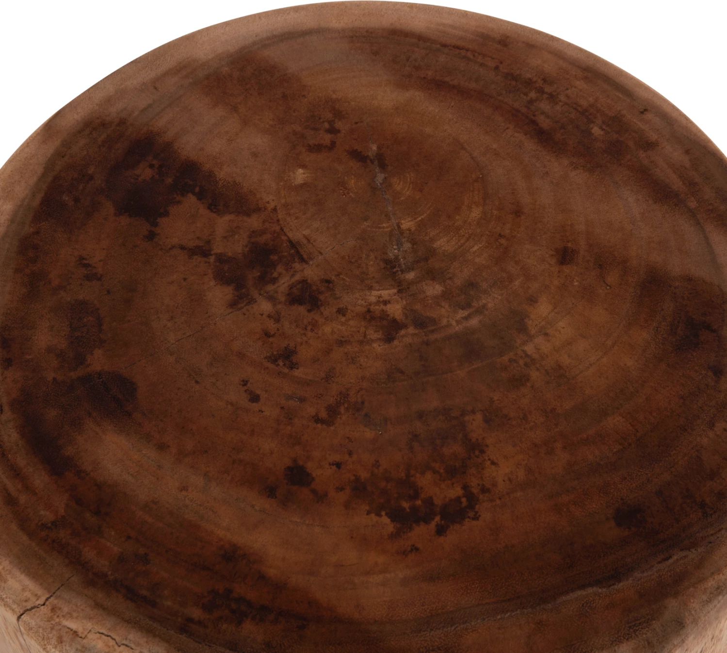 Stool i rrumbullakët FEBRYD, dru suar natyral, FH18233.11, 35x45cm