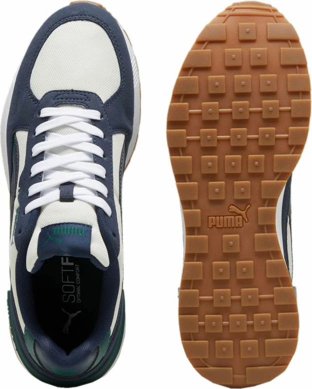 Atlete për meshkuj Puma, ngjyrë hiri dhe blu e marinës