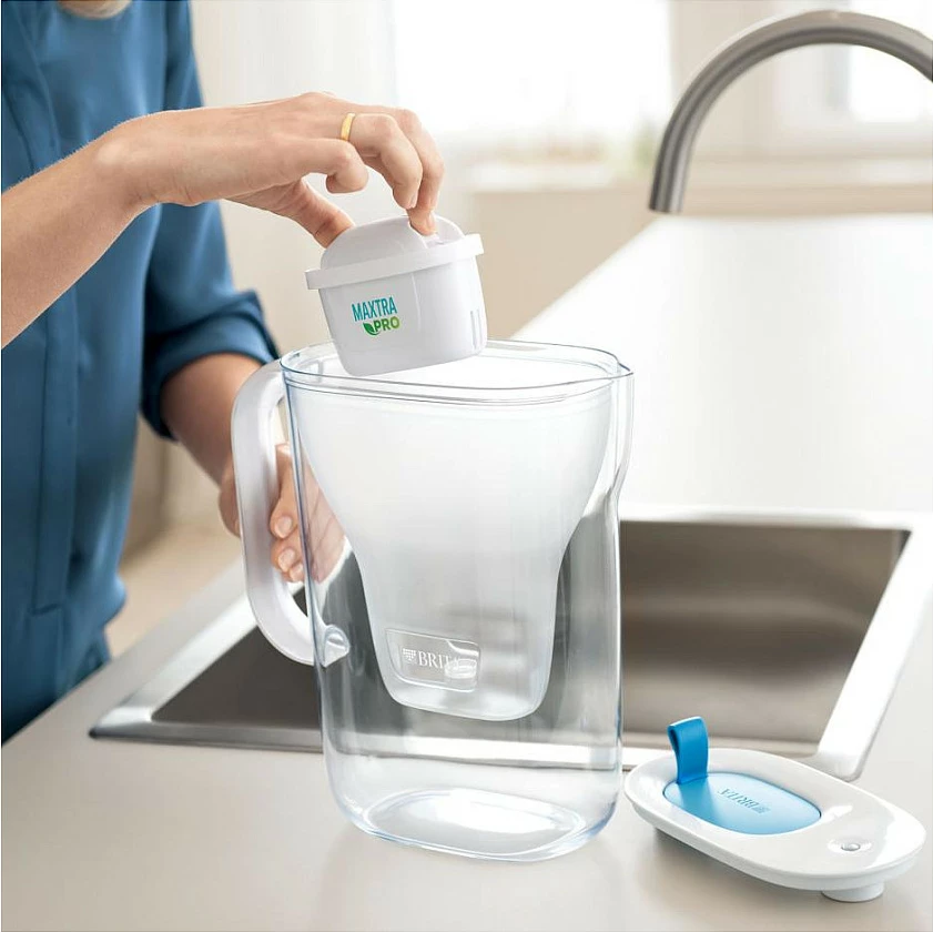 Filtru uji Brita 1052237, 2.4 L, Gjelbër, Transparent