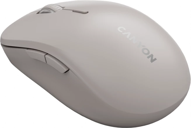 Maus CANYON MW-12 wireless dual mode Bluetooth/RF, 2400 DPI, 6 butona, bezhë, set me receiver + bateri