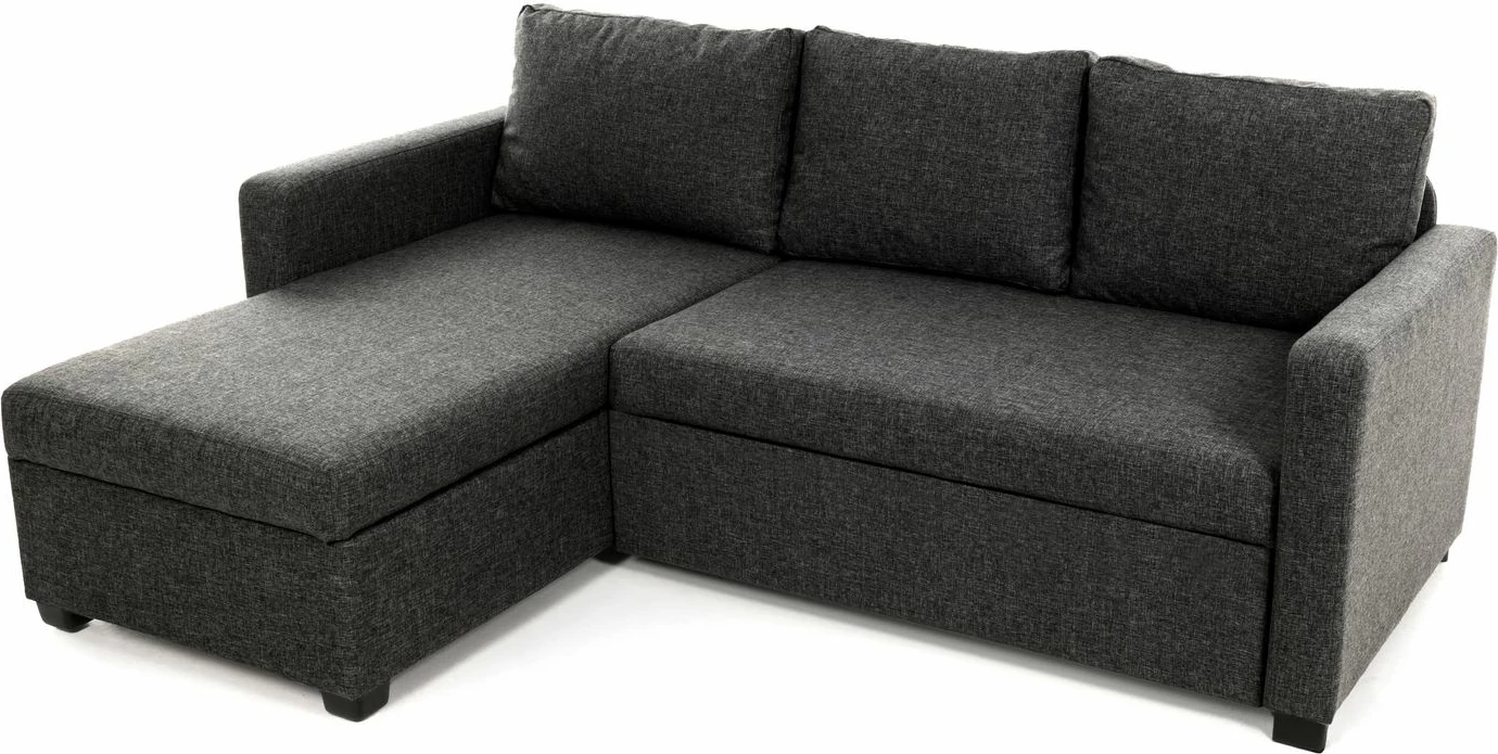 Kënd-sofë krevate Atelier del Sofa, ngjyrë gri e errët