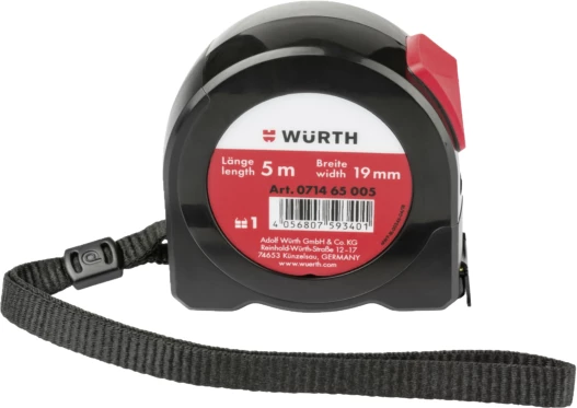 Metër xhepi, Würth, 19mm, L5m