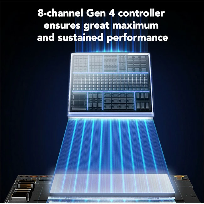 SSD i brendshëm Lexar NQ780 1TB, M.2 2280 NVMe PCIe 4.0, 6000MB/s