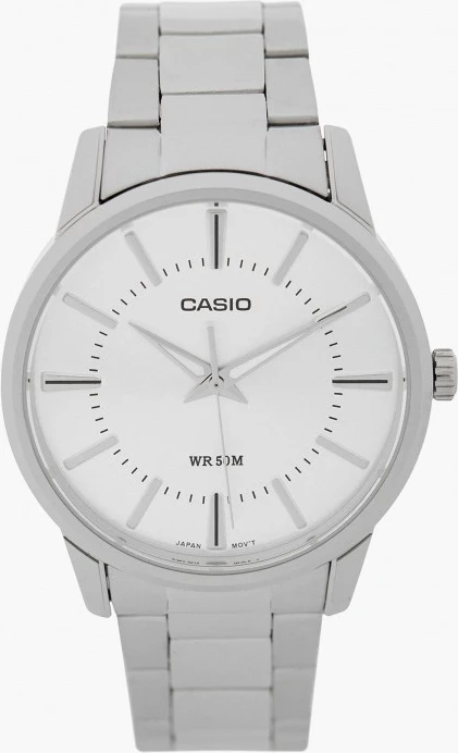 Orë dore Casio MTP-1303D-7A, e argjendtë/bardhë