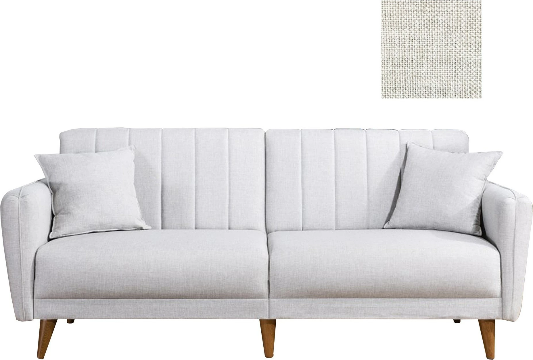 Krevat-sofa 3 vende, Atelier del Sofa, ngjyrë krem, aqua