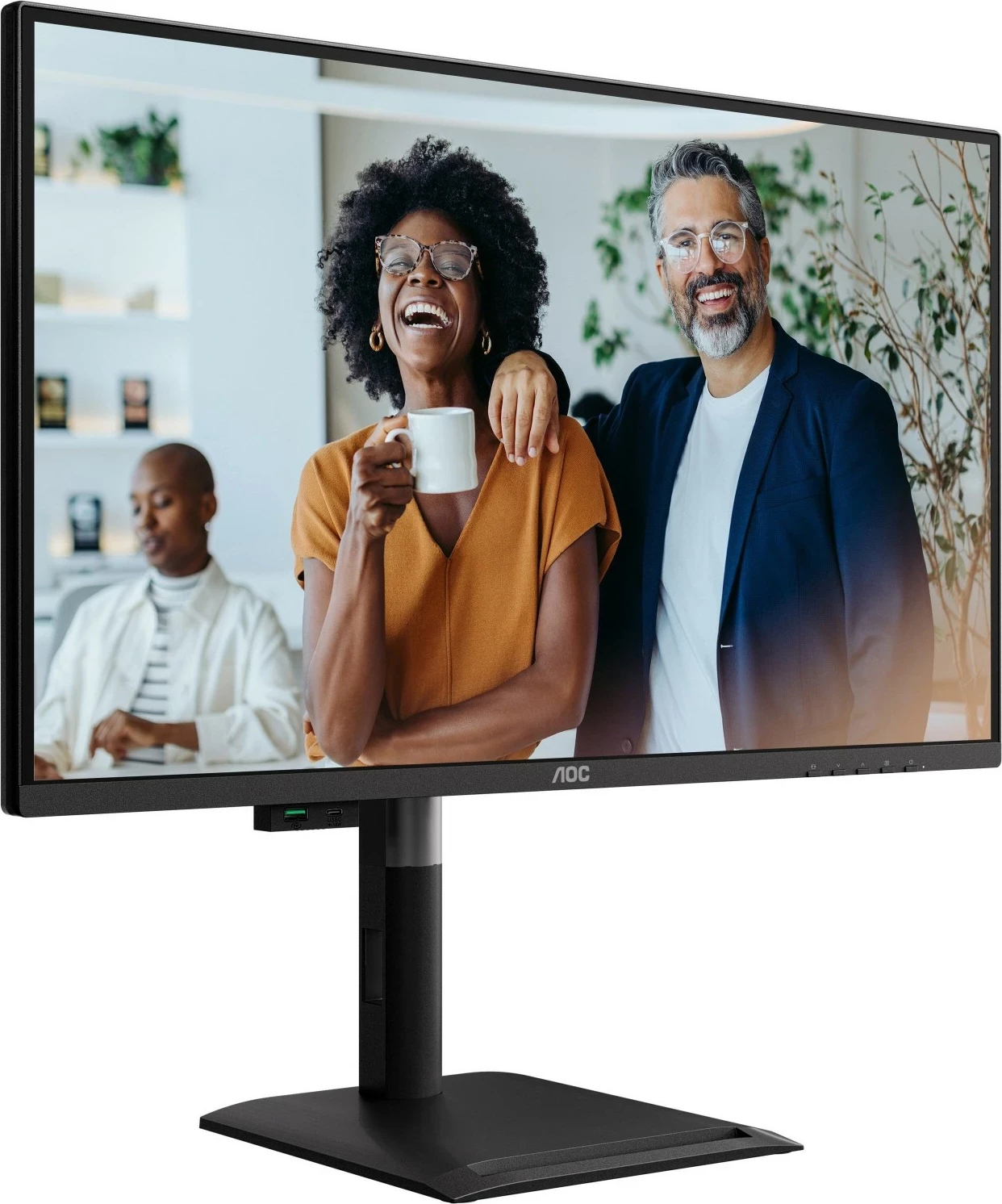 Monitor AOC Q27P4CV, 27 inch, QHD, IPS, 120Hz, USB-C PD96W, zi