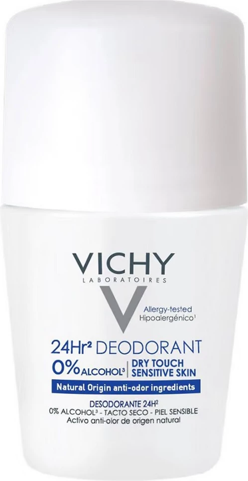 Deodorant roll-on për femra Vichy Dry Touch 24h, 50ml