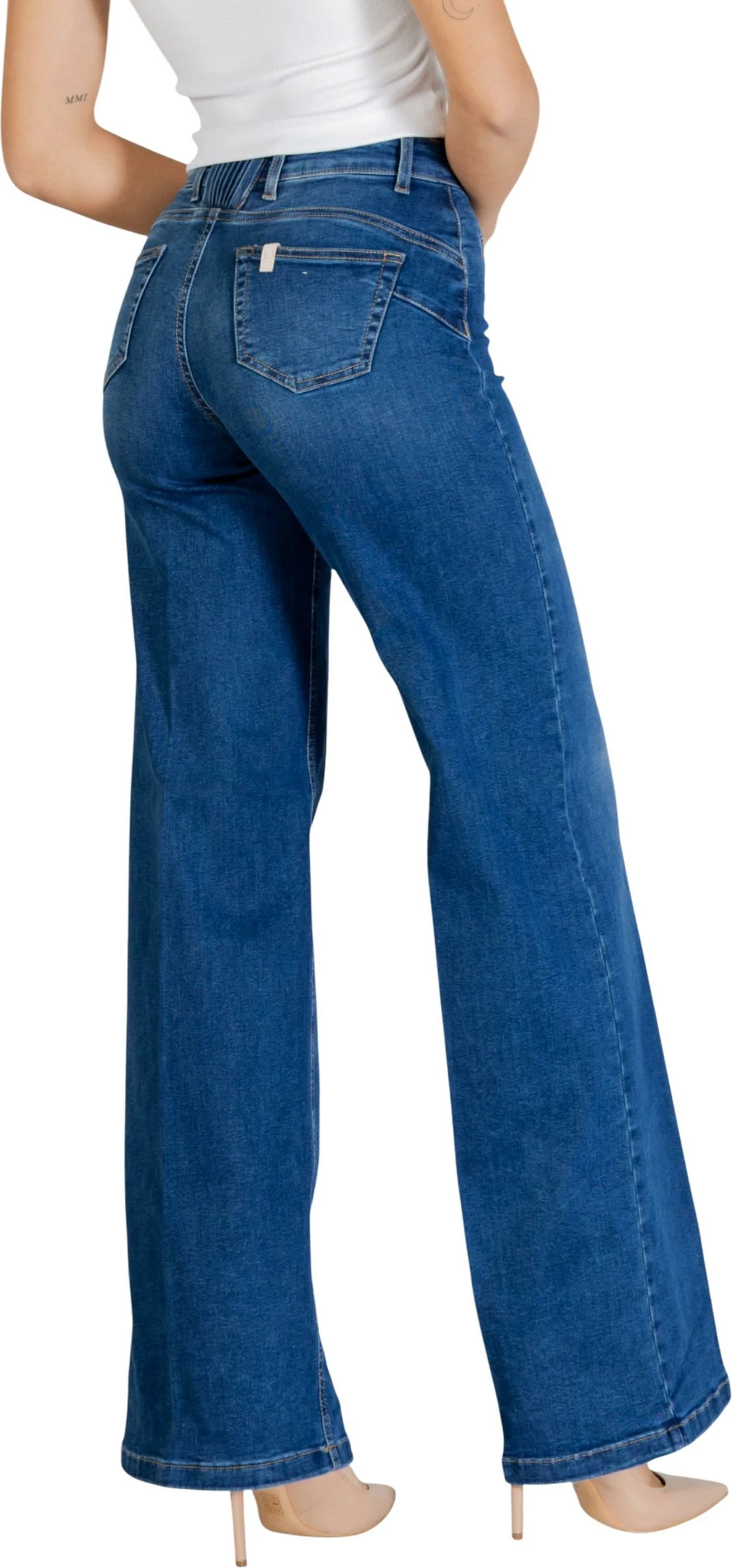 Xhinse për femra Liu Jo ECS B.UP Parfait Flare H.W. UA6069 DS004, blu e errët [Madhësia: W28 L35]