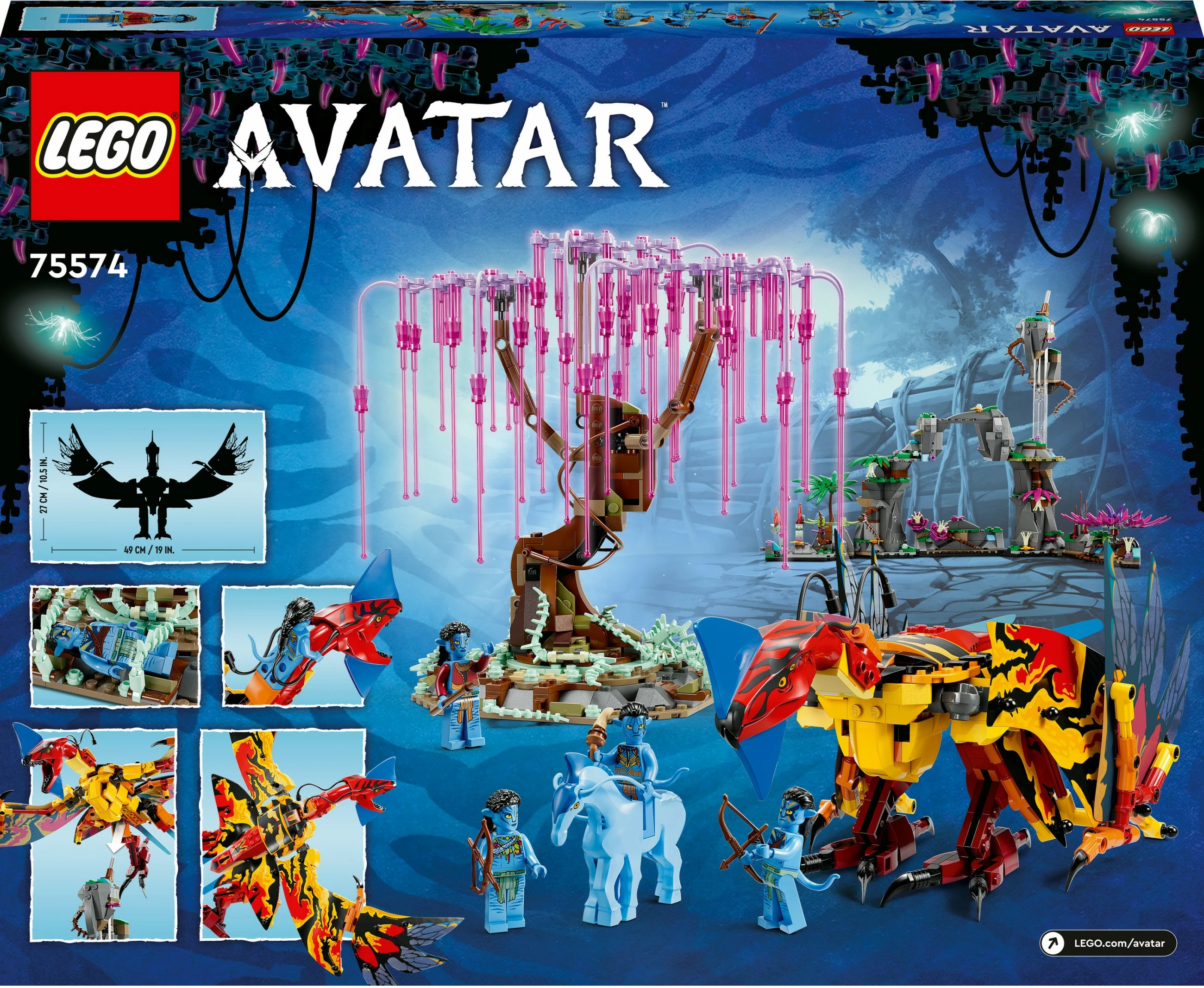 Set ndërtimi LEGO Avatar Toruk Makto & Pema e Shpirtrave, 1212 copa, plastikë, shumëngjyrësh
