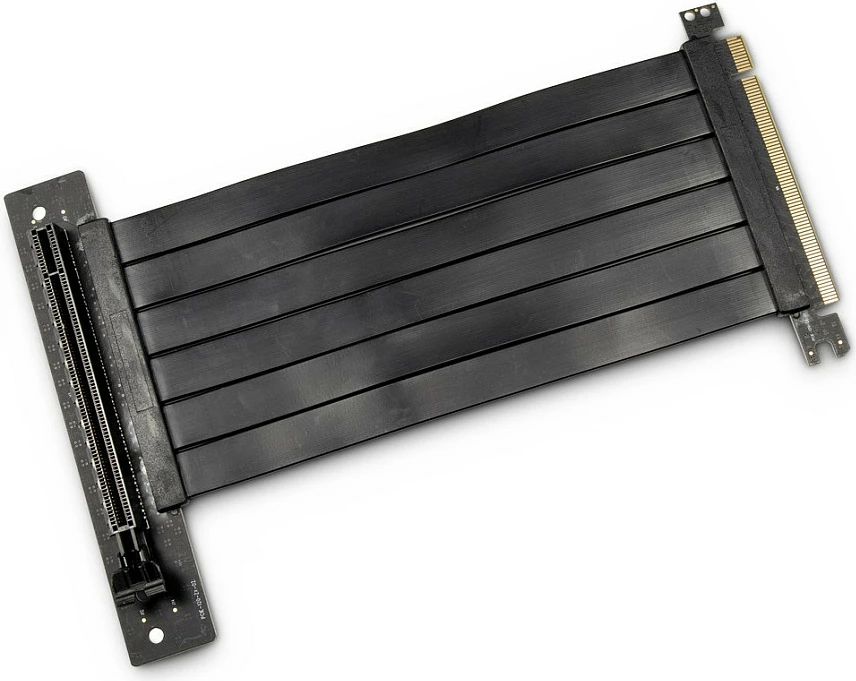 Kabllo riser PCIe Inter-Tech RC-01, PCIe x16 mashkull-në-femër, 200 mm, e zezë