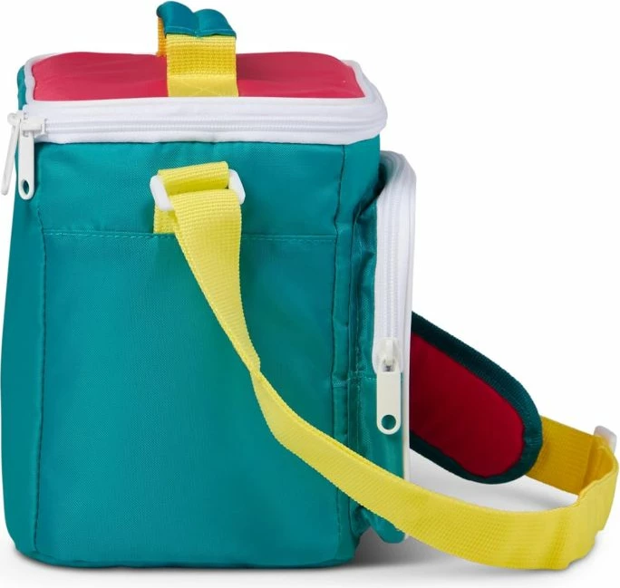 çantë ftohëse IGLOO Retro Square 9, 6 L (deri 9 kanaçe 330 ml), jade/rozë