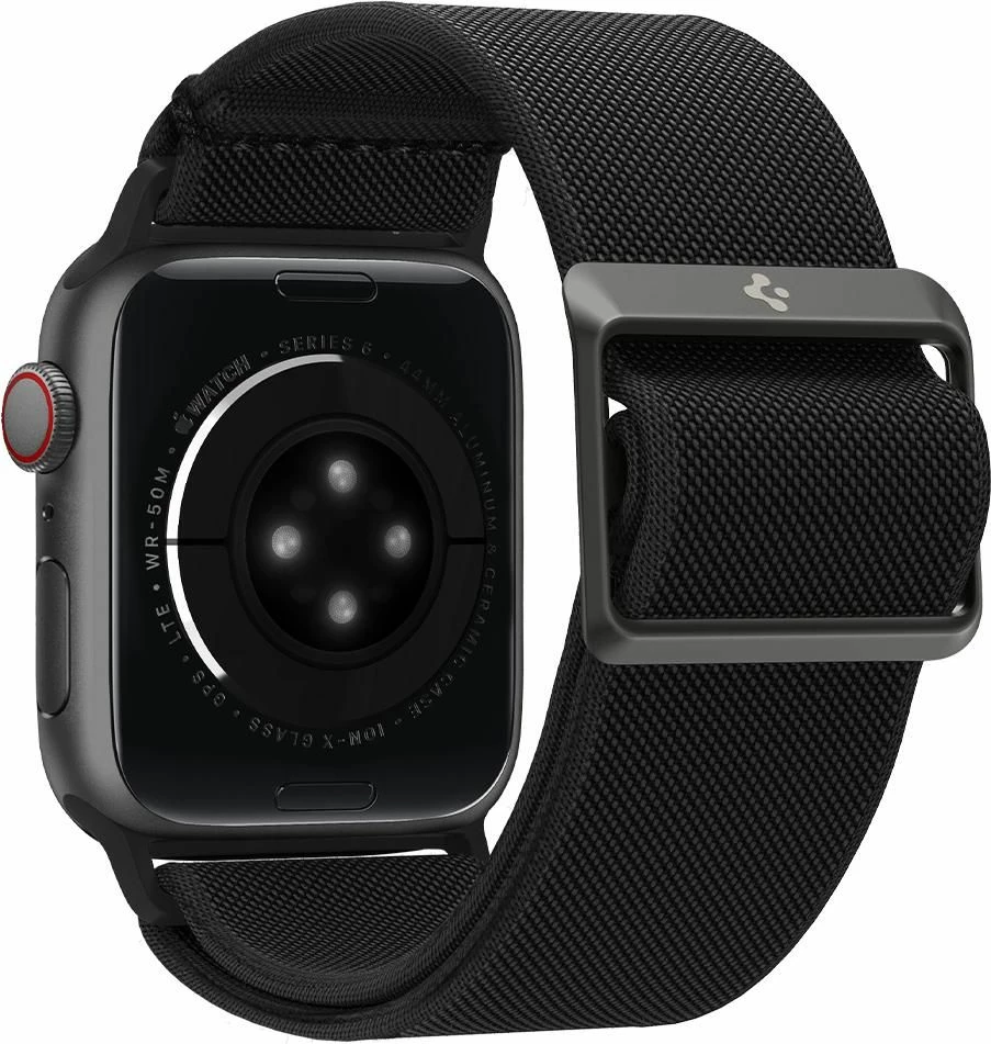 Rrip Spigen Fit Lite për Apple Watch 42/44/45/49 mm, Zi