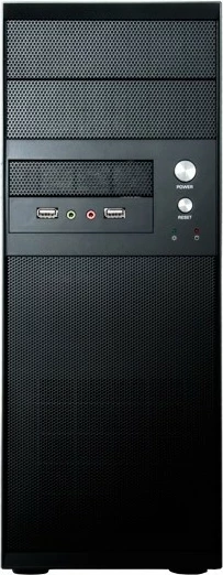 Kasë Chieftec CQ-01B-U3-OP, Midi Tower, PC, ATX, micro ATX, e zezë