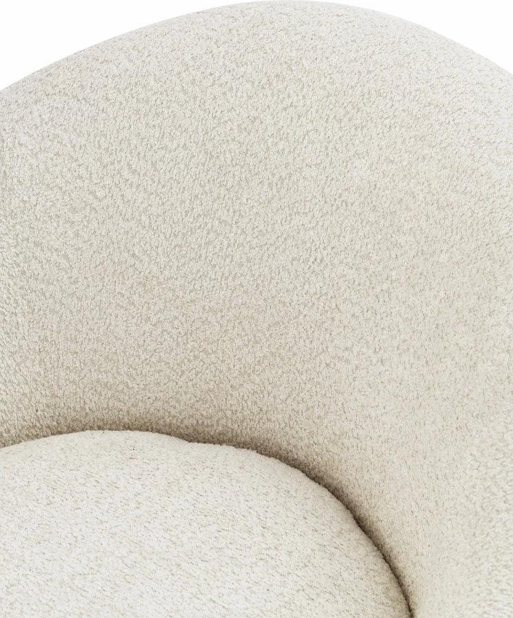 Fotelje rrotulluese Softy, krem, 80x80x77