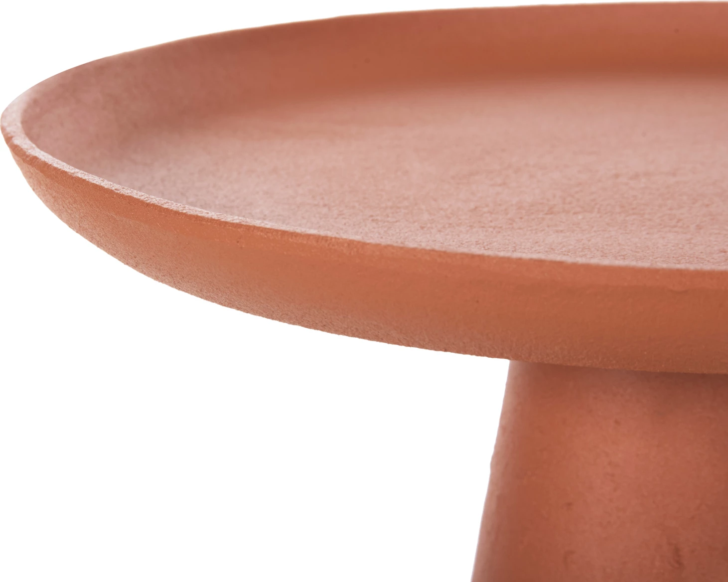 Tavolinë anësore DELCON FH4247.06 metalik, ngjyrë portokalli, Φ39,5x47H cm