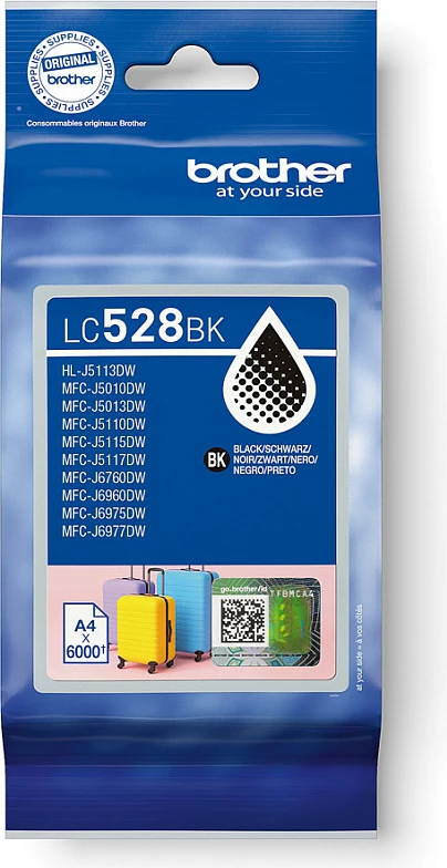 Kartrixh boje Brother LC528BK, 6000 faqe, Ultra High Yield, e zezë