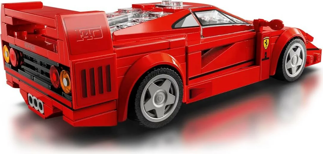 Set LEGO Speed Champions Ferrari F40, 318 pjesë, i kuq