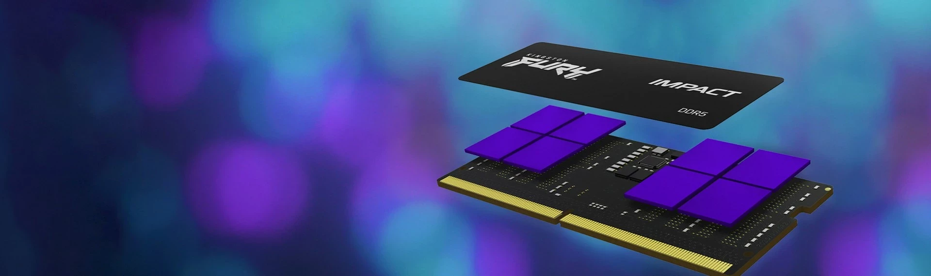 RAM Memorie Kingston Fury Impact, SODIMM, DDR5, 16 GB, 5600 MHz, CL40