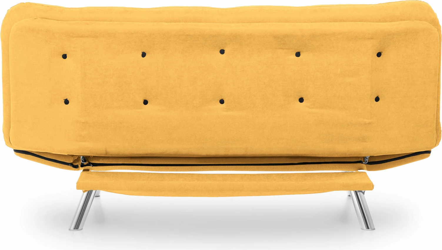Divan-krevat 3 vende, Atelier del Sofa, Misa Sofabed, ngjyrë mustard
