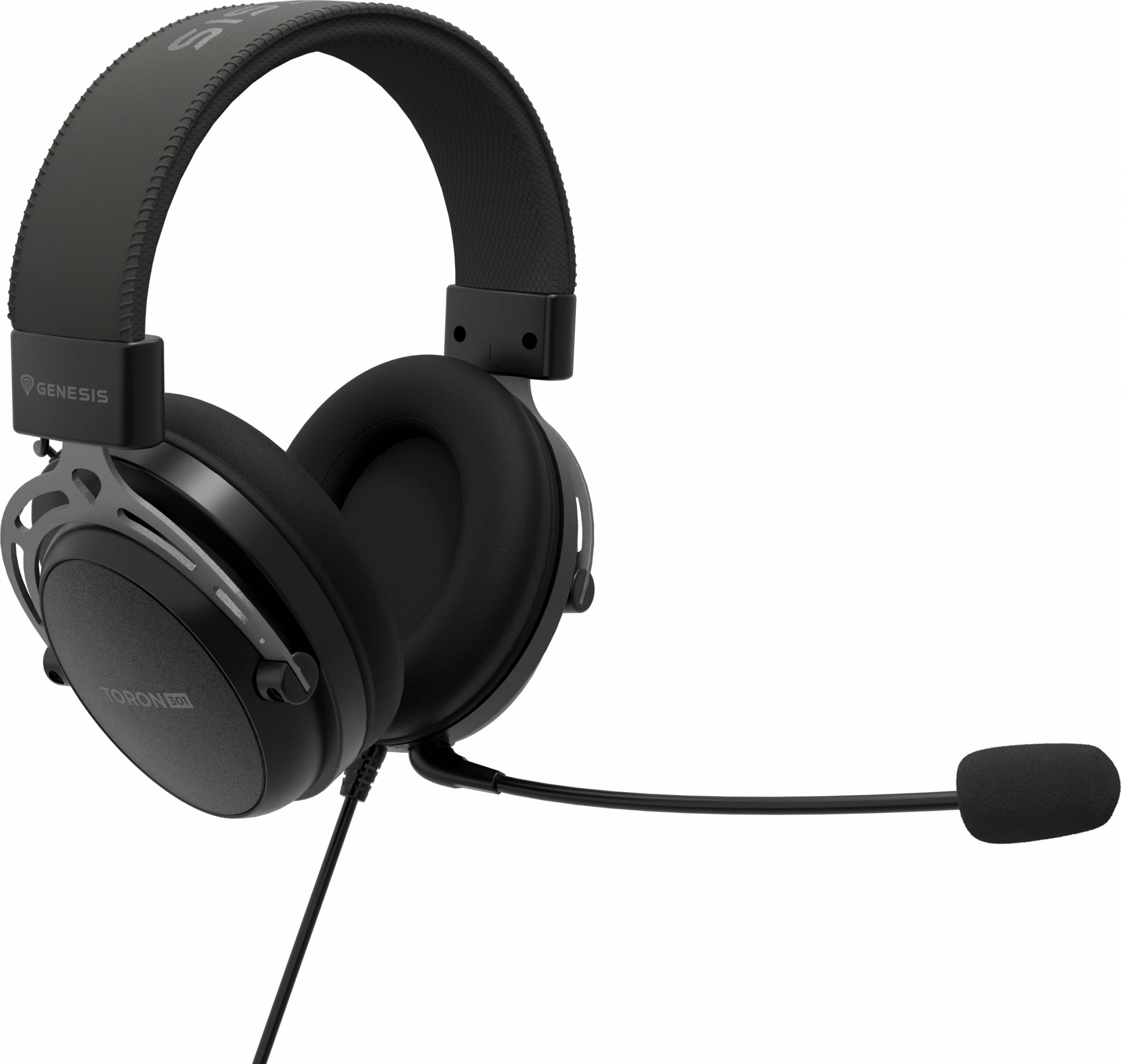 Kufje gaming GENESIS Toron 301 NSG-2160, me kabllo 3.5mm, on-ear, mikrofon i heqshëm, të zeza