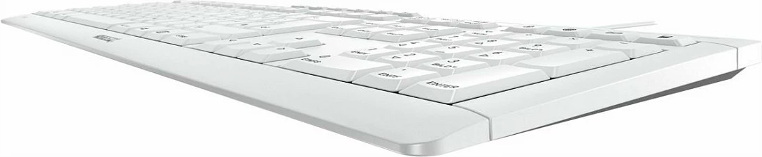 Tastierë Cherry STREAM, USB, full-size, QWERTZ (HU), e bardhë