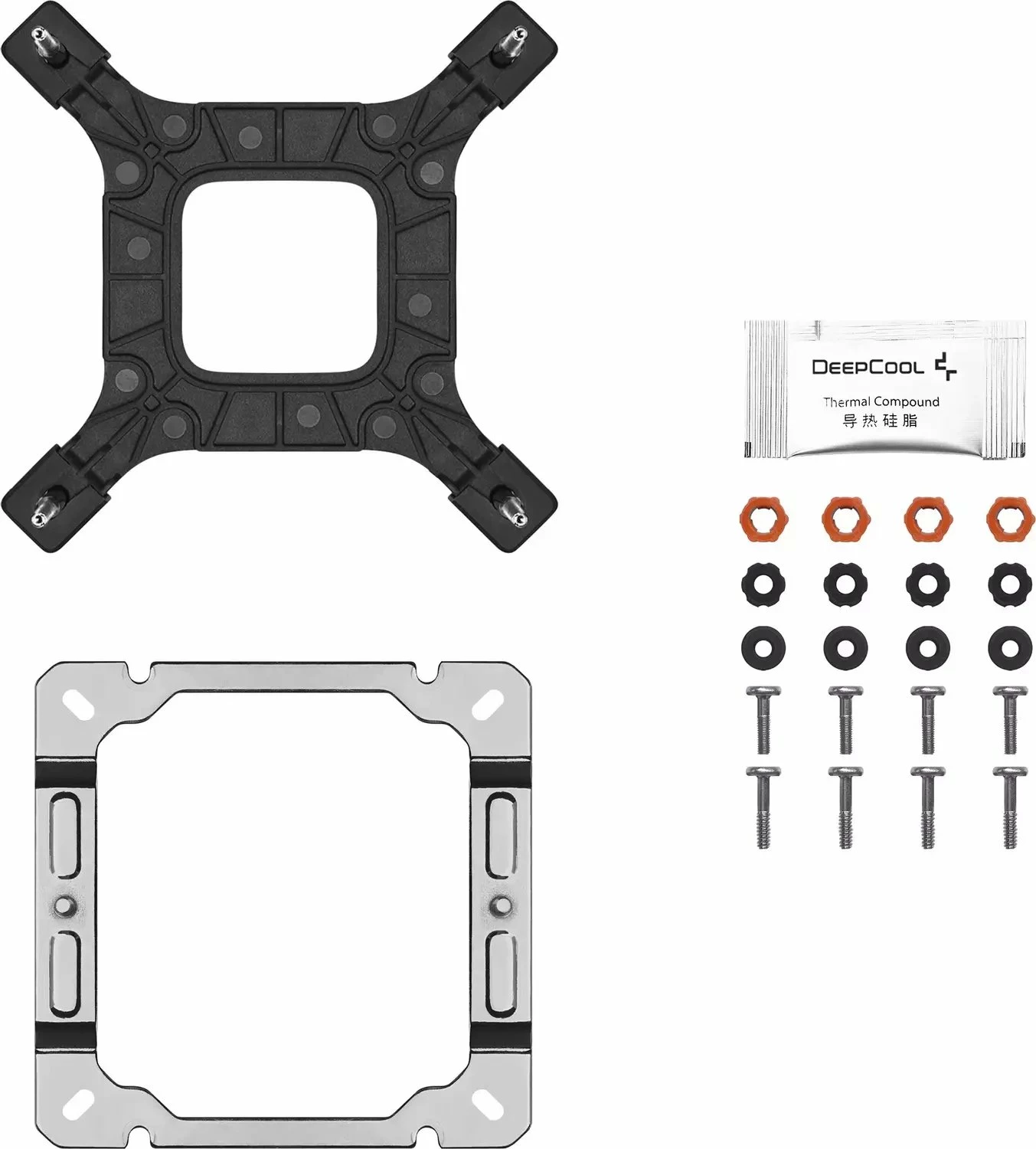 Ftohës CPU Deepcool AK500S Digital SE R-AK500S-WHADMN-GJD, 120mm, ARGB, ekran digital, i bardhë