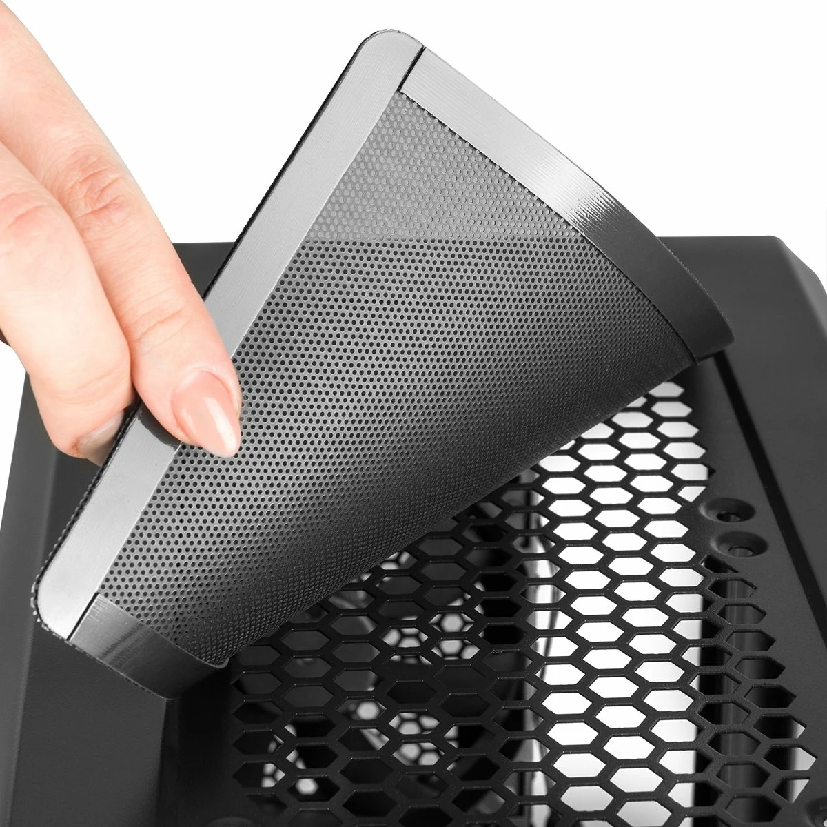 Kasë Modecom Oberon Pro Glass AT-OBERON-PG-10-000000-0002 Midi Tower ATX/Micro-ATX/Mini-ITX, e zezë