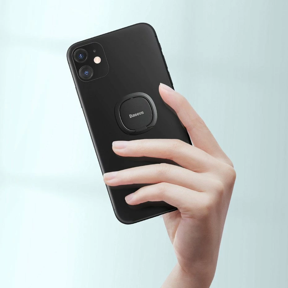 Mbështjellës unazë Baseus SUYB-0R për celular, ultra i hollë, ngjitës, Rozë