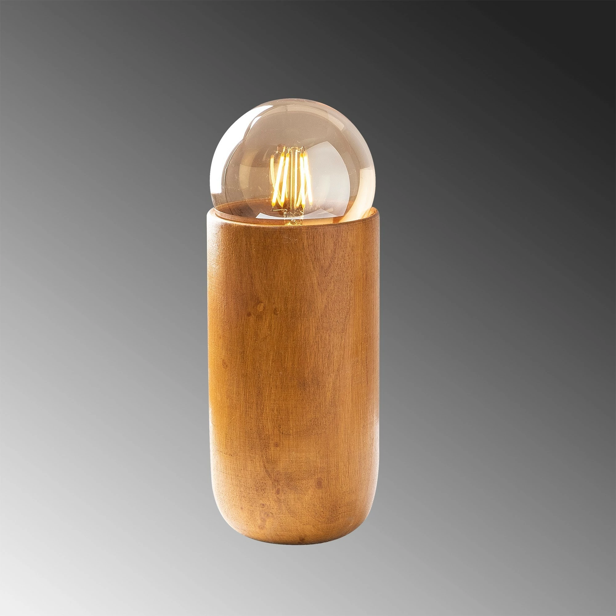 Llambë tavoline Opviq, Kavuk - NT - 130, dru, 10x10x19cm