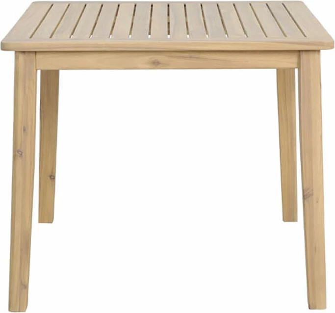 Tavolinë Etoile, dru akacie, natyrale, 90x90x75cm