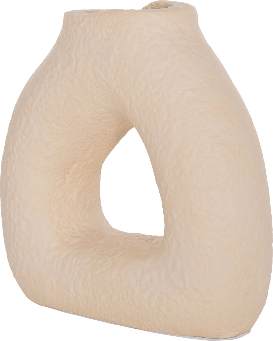 Vazo dekorative tavoline DECANT, terrakotë, ngjyrë e bardhë krem, FH4667.02S, 17.5x6.5x17cm