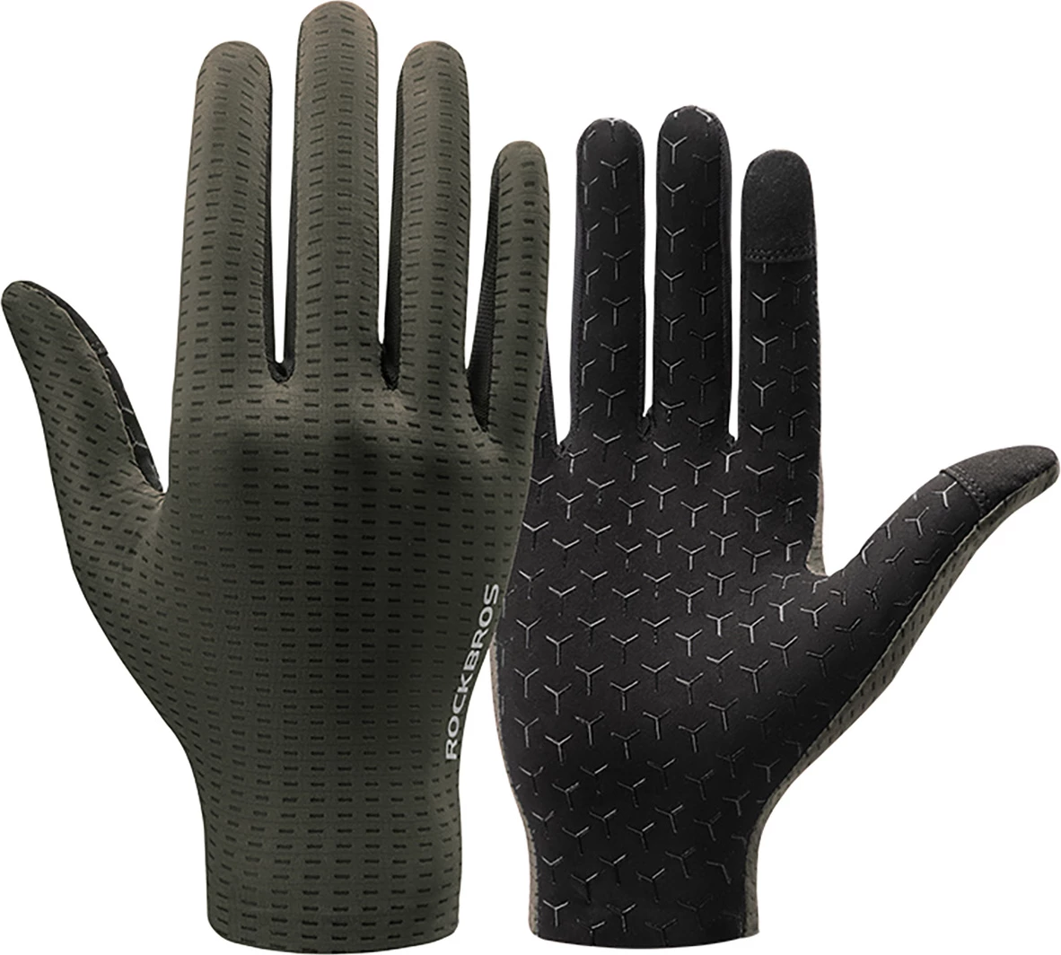 Doreza biçiklete Rockbros 16110012005, të plota, XXL, e gjelbër