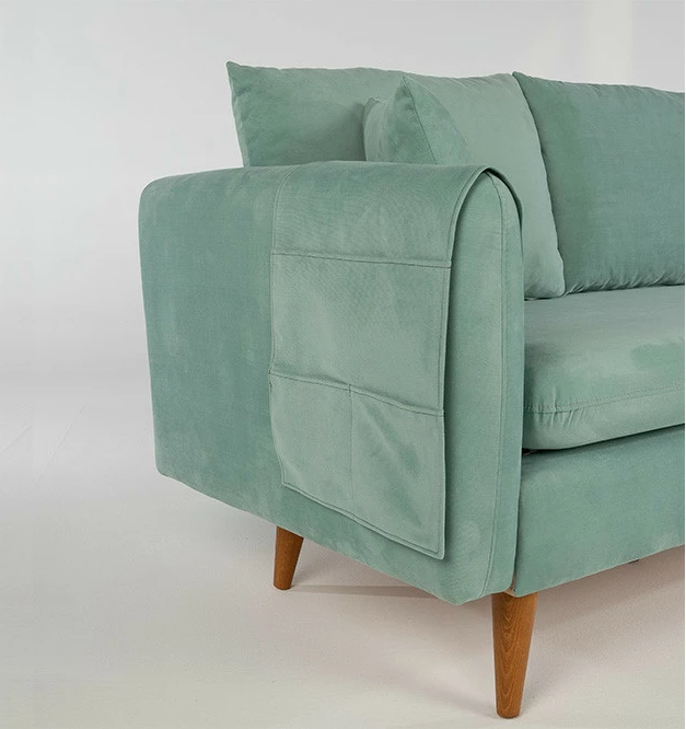 Set divani Atelier del Sofa, ngjyrë jeshile fistik, Sofia-TKM02-0400