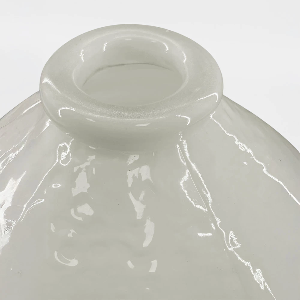 Vazo qelqi e bardhë, 25x25x25cm