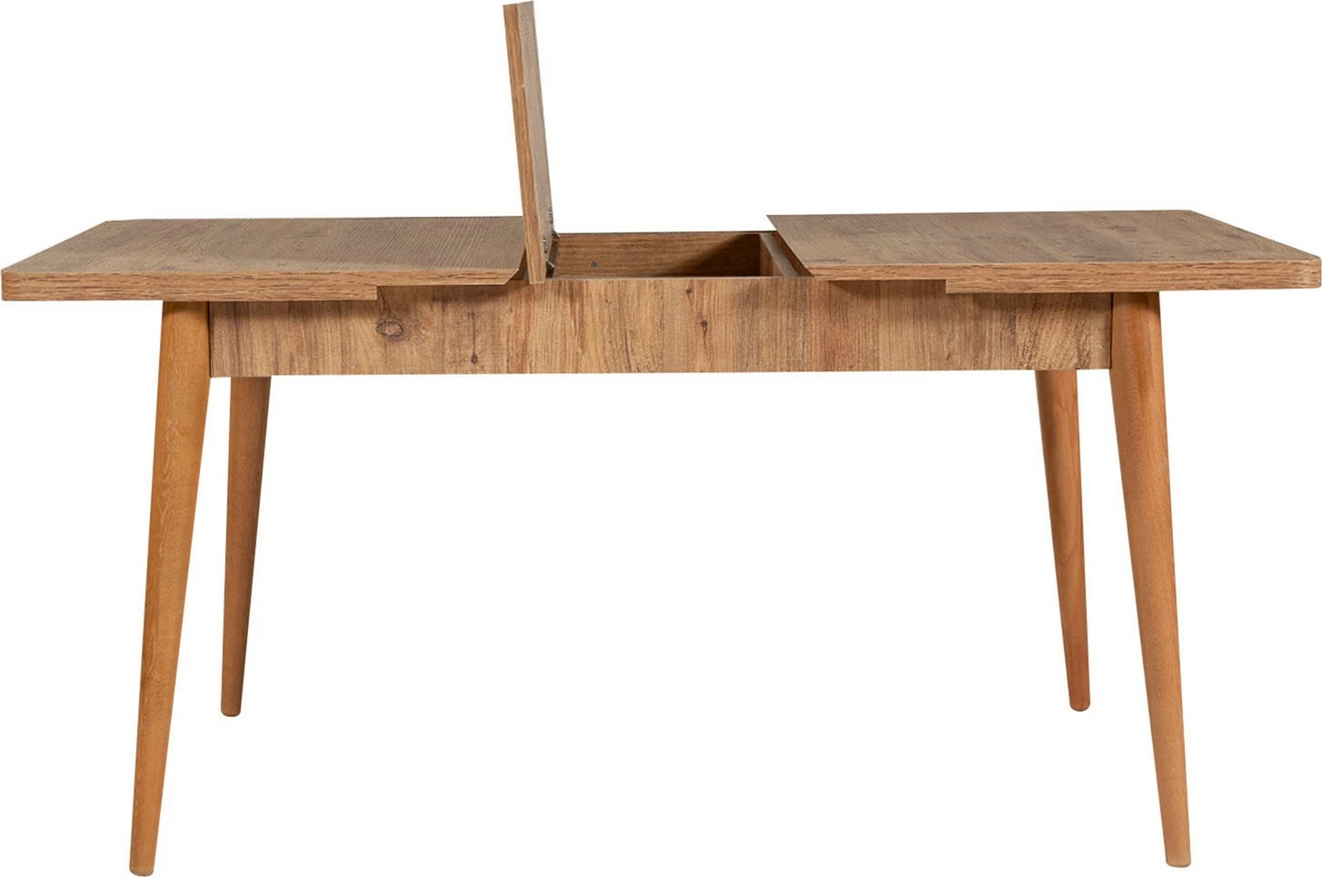 Tavolinë me karrige zgjatëse (6 copë), Hanah Home, Vina - ngjyrë lis Atlantik, Stone