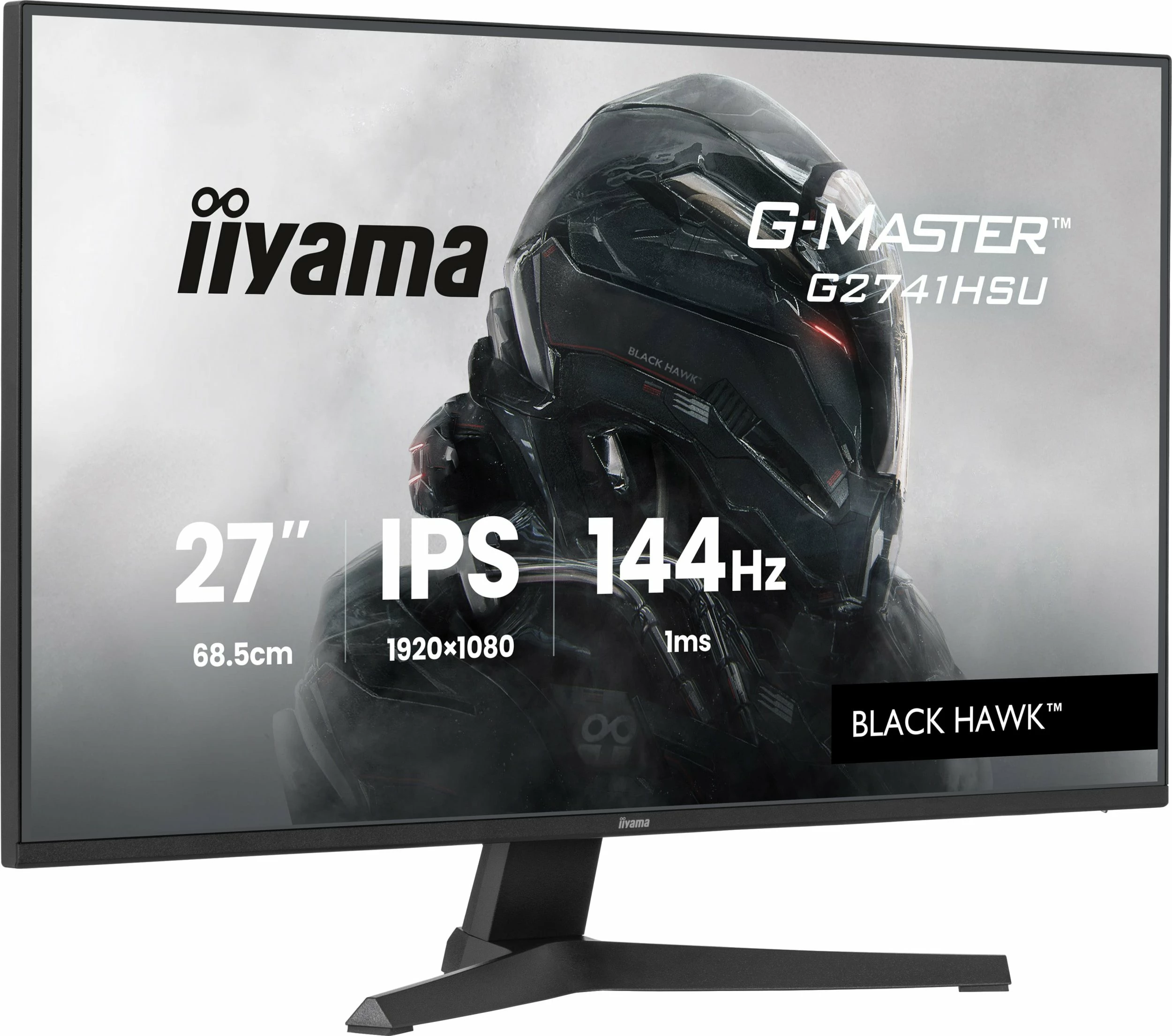 Monitor iiyama G-Master GB2741HSU-B1 Black Hawk 27\" IPS Full HD 144Hz 1ms FreeSync, i zi