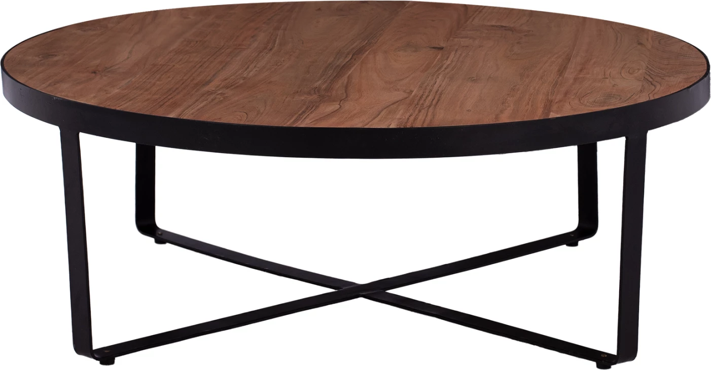 Tavolinë kafeje ATHARVA FH8461.11 dru akacie masiv Φ100X36cm