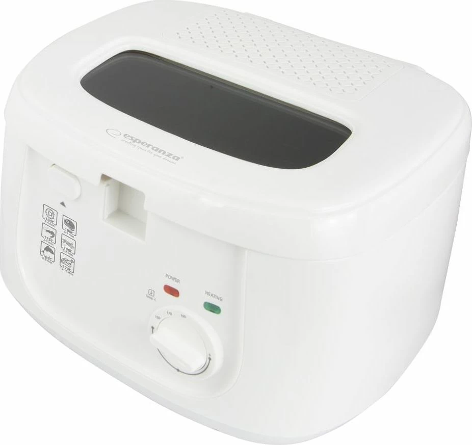 Fritezë Esperanza Spring Roll EKG012 2.5 L 1800 W, e bardhë