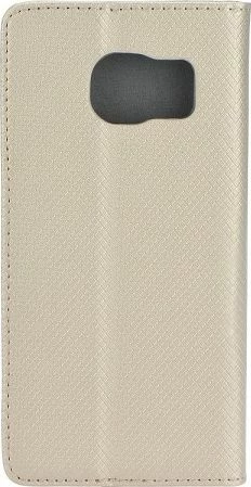 Mbështjellës NoName Smart Magnet Book për Samsung A32 5G A326, lëkurë natyrale, mbyllje magnetike, funksion stand, i artë