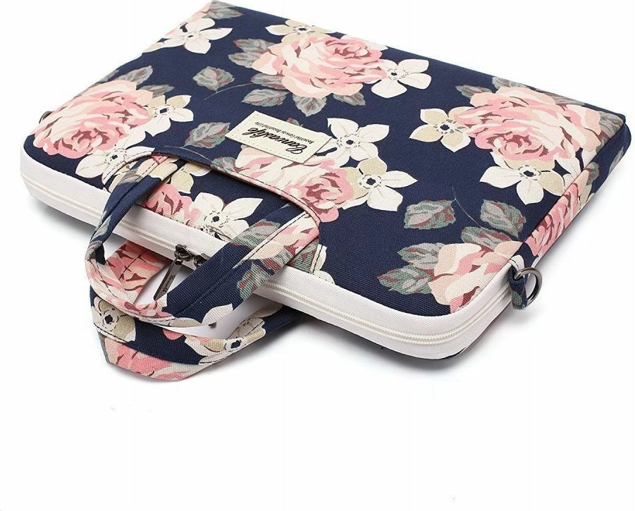 Çantë laptopi Canvaslife Briefcase 13-14", blu/rozë