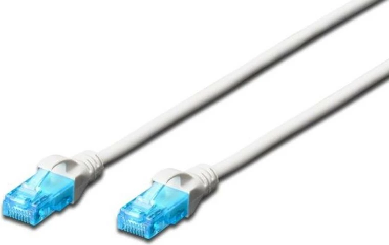 Kabllo rrjeti Digitus DK-1512-010/WH, patch cord, CAT 5e, 1m, e bardhë