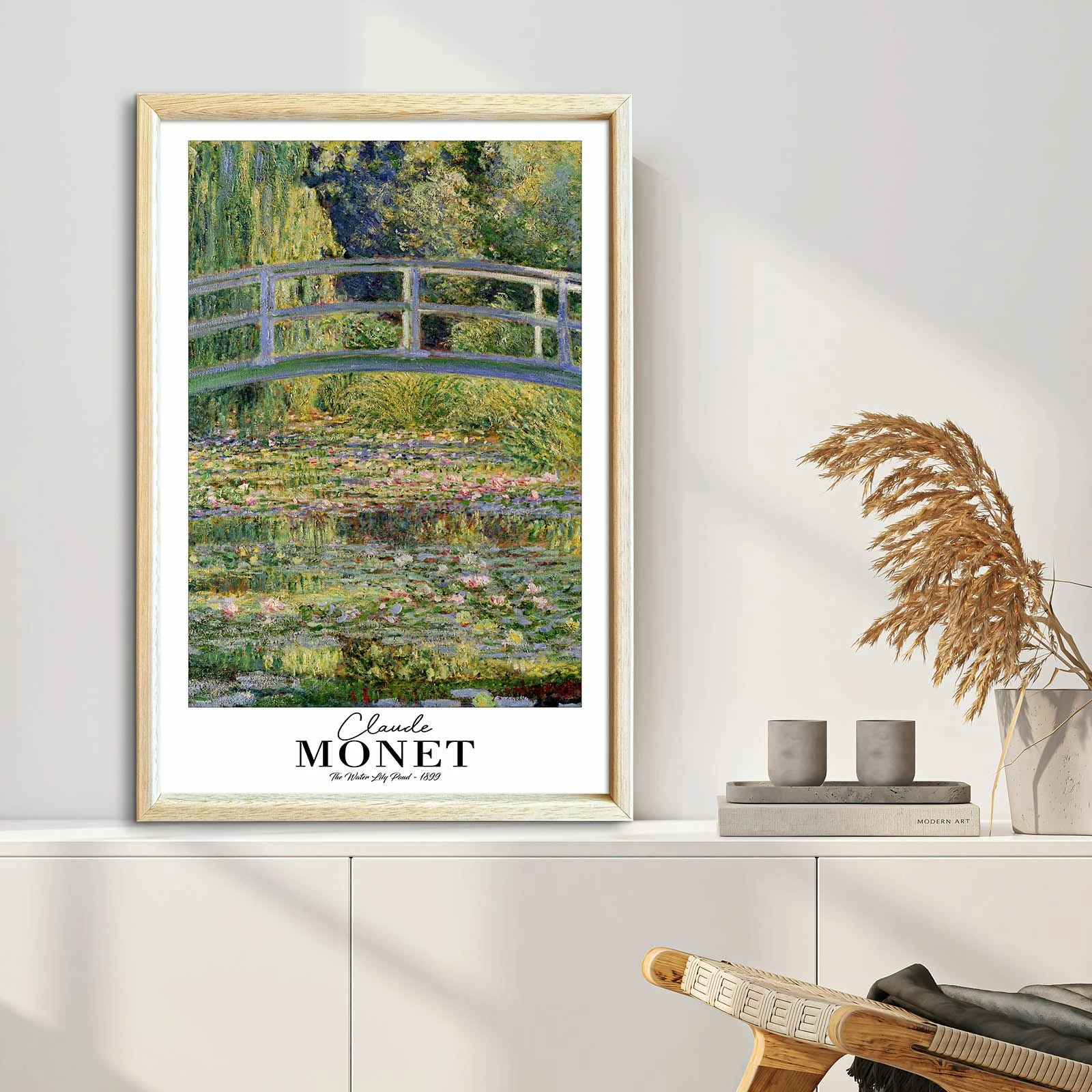 Pikturë dekorative me kornizë, Wallity, 4262AHSMONET-018, shumëngjyrëshe
