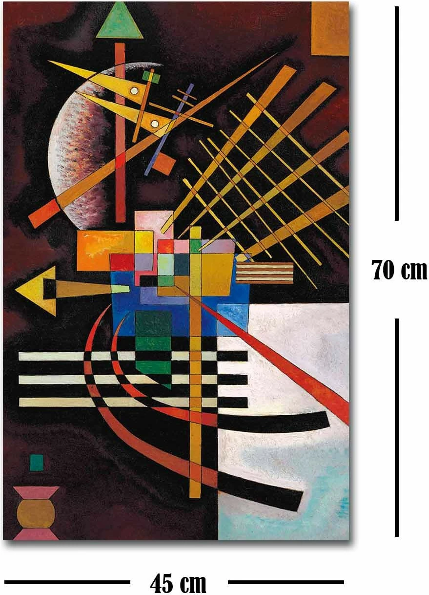 Pikturë dekorative në kanavacë, Wallity FAMOUSART-031, shumëngjyrëshe, 45x70cm