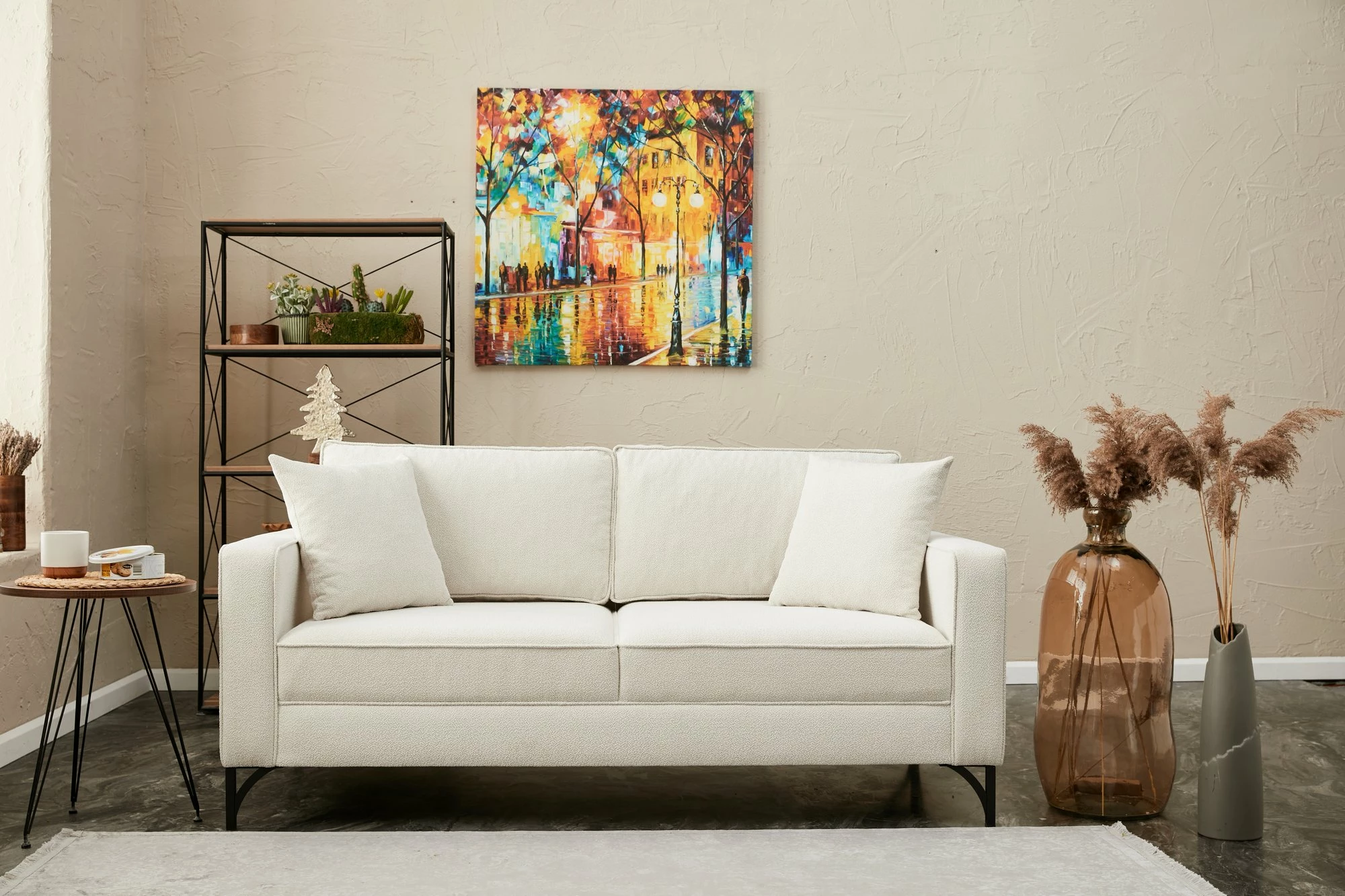 Divan dy ulëshe Atelier del Sofa, Berlin, krem e zi