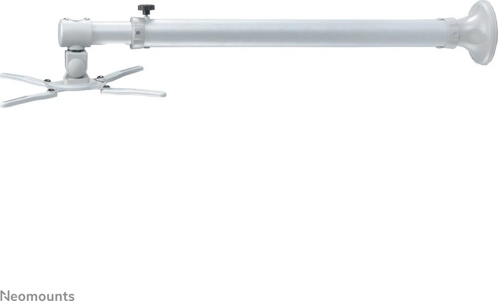 Mbajtëse muri për projektor Neomounts BEAMER-W100SILVER, rrotulluese, 73-123 cm, ngjyrë argjendtë