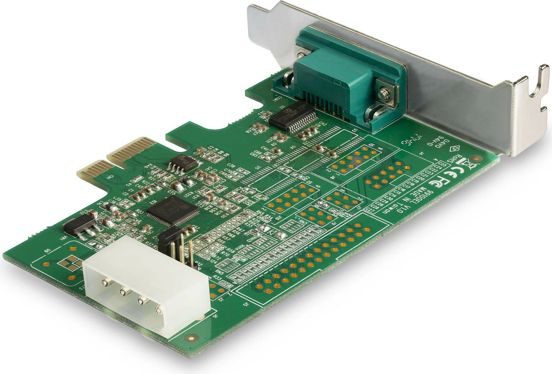 Kartelë adapter PCIe në Serial RS232 StarTech PEX1S953LP, 1x DB9, 921.4 Kbps, Low Profile, e gjelbër