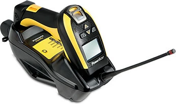 Skaner barkodësh Datalogic PowerScan PM9100, 1D, Wired & Wireless, IP65, i zi/verdhë