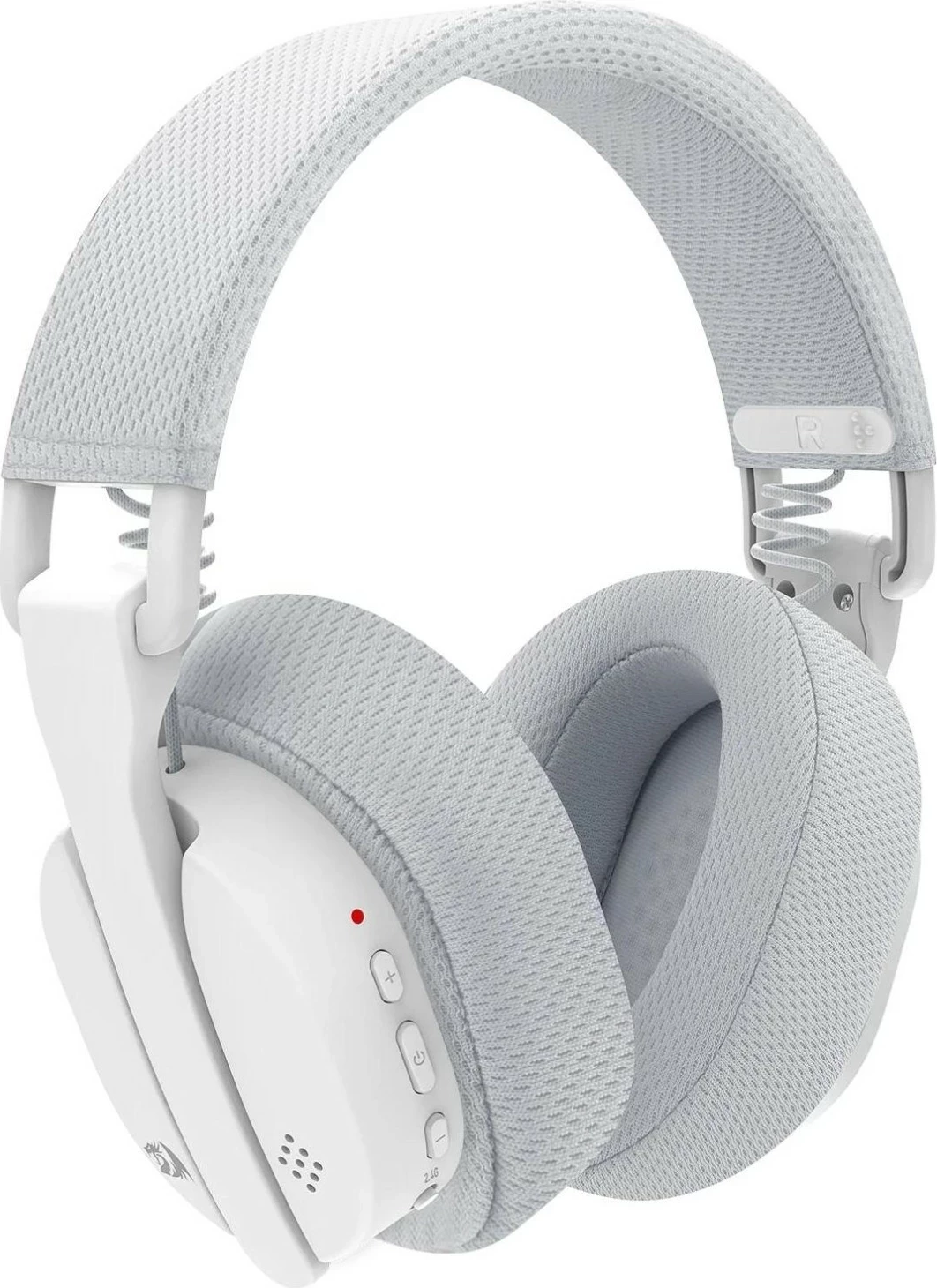 Kufje gaming Redragon Luce H888W, wireless Bluetooth/2.4GHz, me mikrofon të shkëputshëm, të bardha