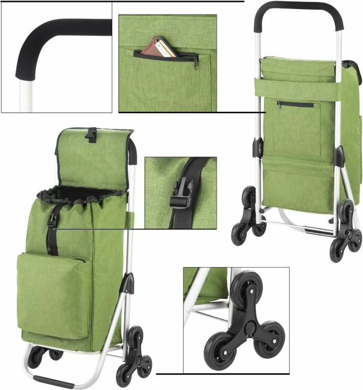 Karrocë për pazar Cruiser, e gjelbër